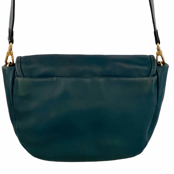 Marc By Marc Jacobs MBMJ ☾ Large Luna ☾ Messenger Crossbody Bag ☾ Blue Leather - Picture 15 of 16